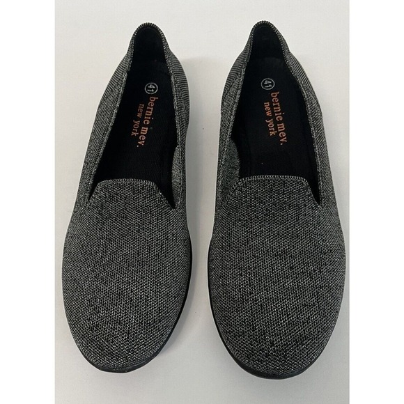 Bernie Mev Petra Slip on Loafer Stretchy Flats PEWTER Size 41/10-10.5 US new - Picture 9 of 14